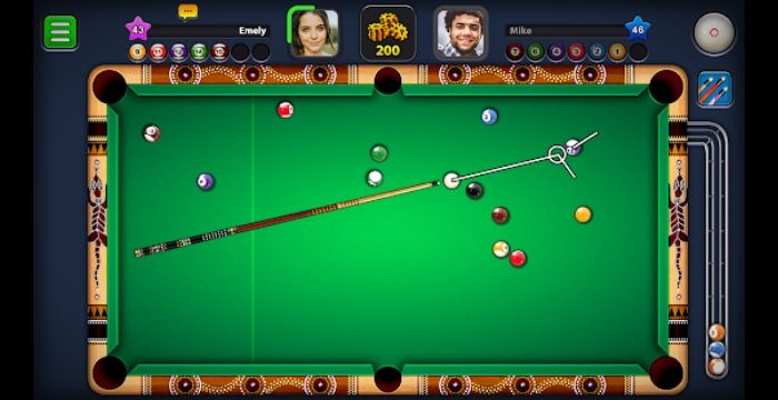 Screenshot of 8 ball pool App