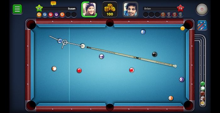 Screenshot of 8 ball pool 