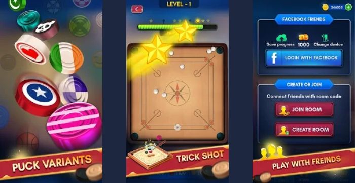 Screenshot Carrom King MOD Apk