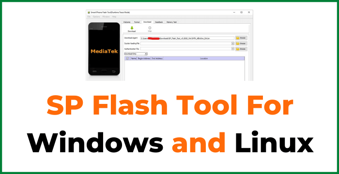 SP Flash Tool For Windows and Linux