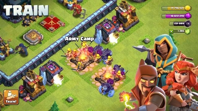 Clash of Clans Mod Apk v15.4 (Unlimited Money + Troops + Gems )