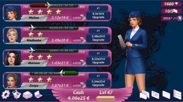Sexy Airlines Mod Apk v2.4 (Unlimited Money+Unlocked)