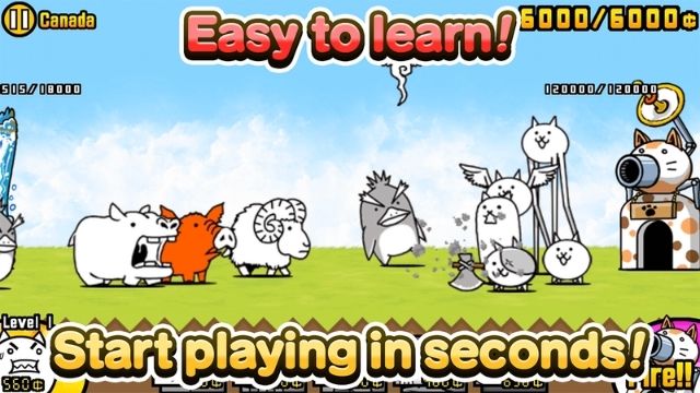 The Battle Cats MOD APK Unlimited XP and Cat Food