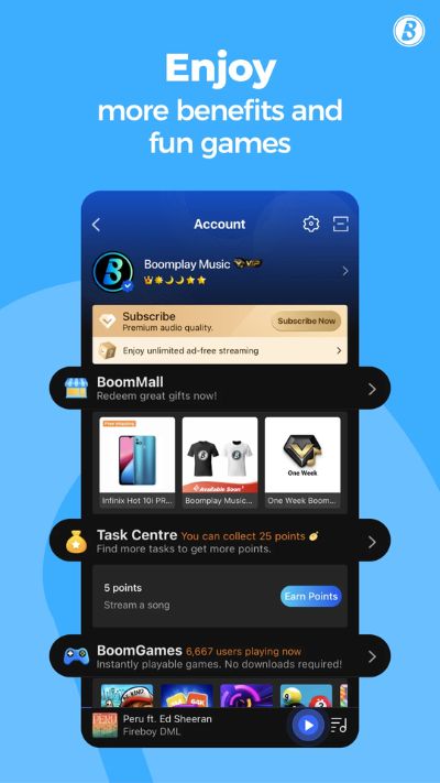 Boomplay Mod Apk Premium No Ads v6.4 Download