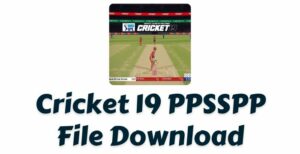 Cricket 19 PPSSPP ISO Zip File Highly Compressed for Android
